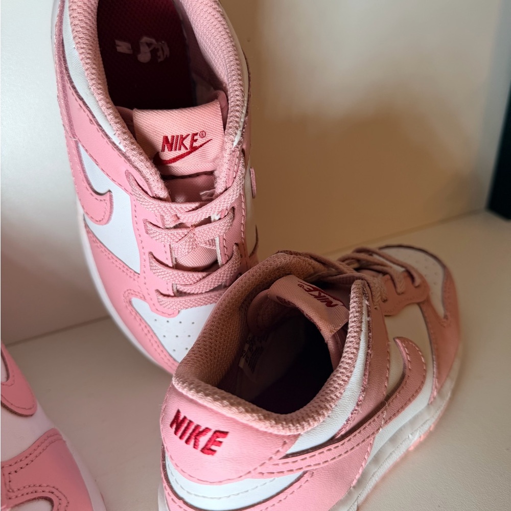KIDS' TODDLER NIKE DUNK LOW CASUAL SHOES - Picture 9 of 11